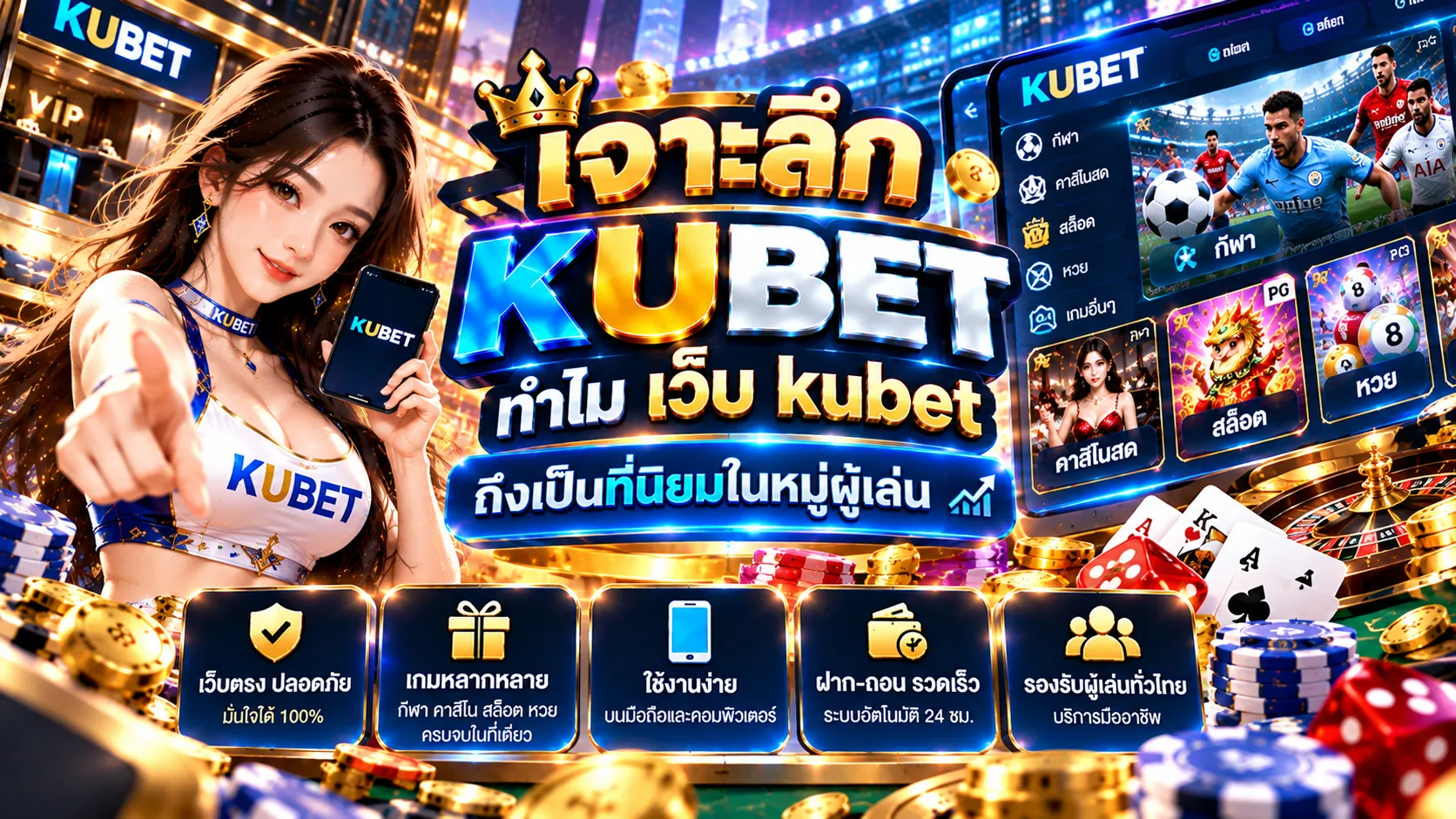 เจาะลึก KUBET ทำไม เว็บ kubet ถึงเป็นที่นิยมในหมู่ผู้เล่น